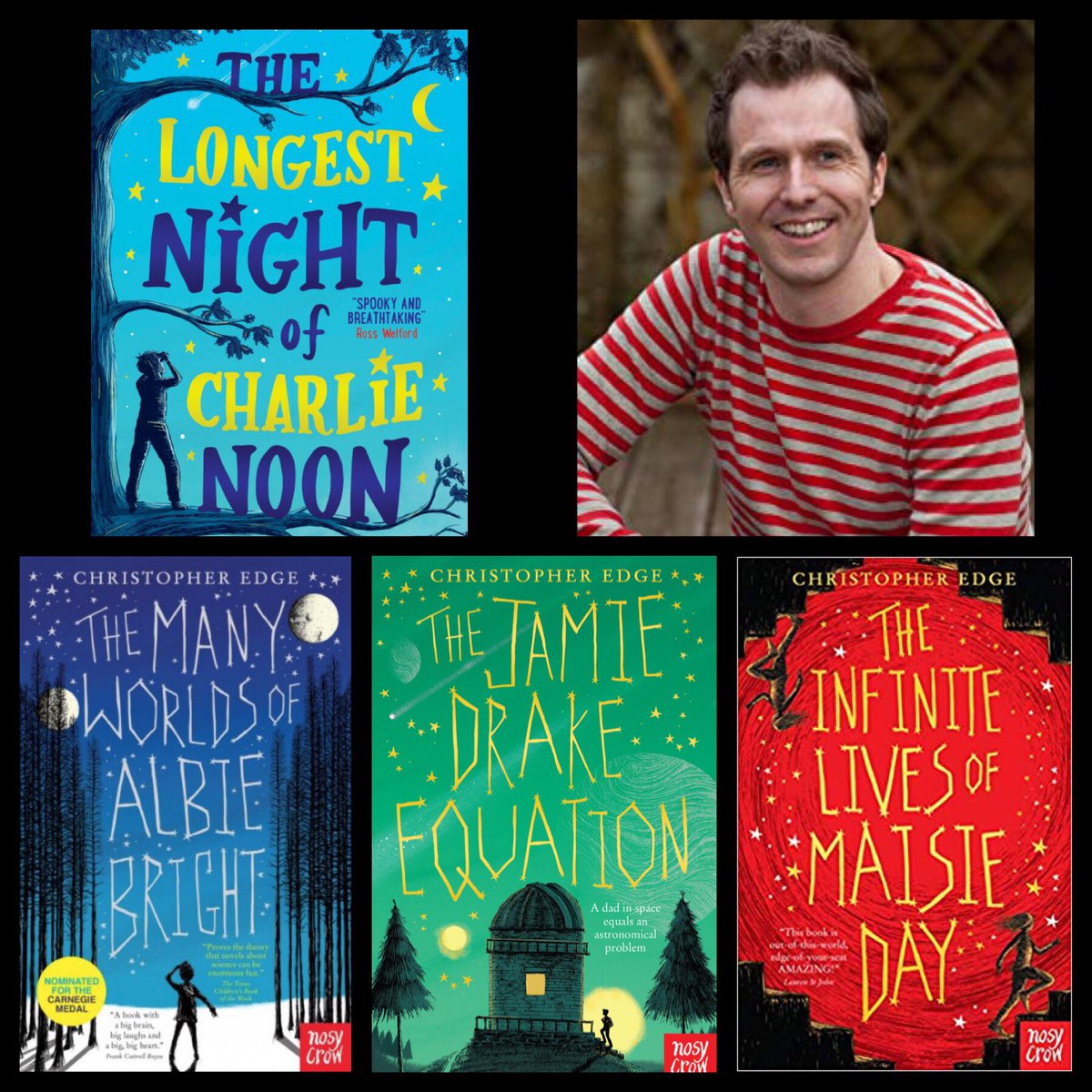 BookSuperhero2's tweet image. Download the #LibraryGirlAndBookBoy #podcast now to listen to the wonderful @edgechristopher talking about #TheLongestNightOfCharlieNoon 🌛@NosyCrowBooks (link in the tweet below ⬇️) @msaunders_ink #kidlit #edutwitter