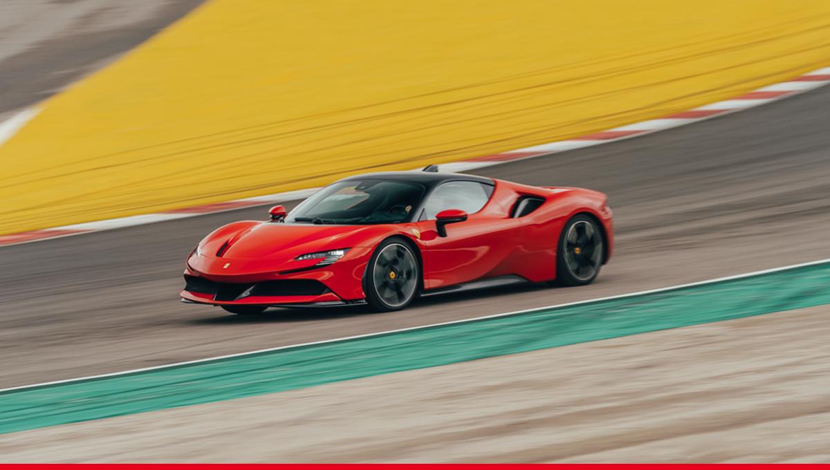 Ferrari's tweet photo. The #FerrariSF90Stradale sets a new benchmark in #Ferrari excellence thanks to its future-forward and innovative design. Take a look at some pictures and be amazed by its unique style: https://t.co/TGFJ2Gb9xR https://t.co/T8FPkB3NkU