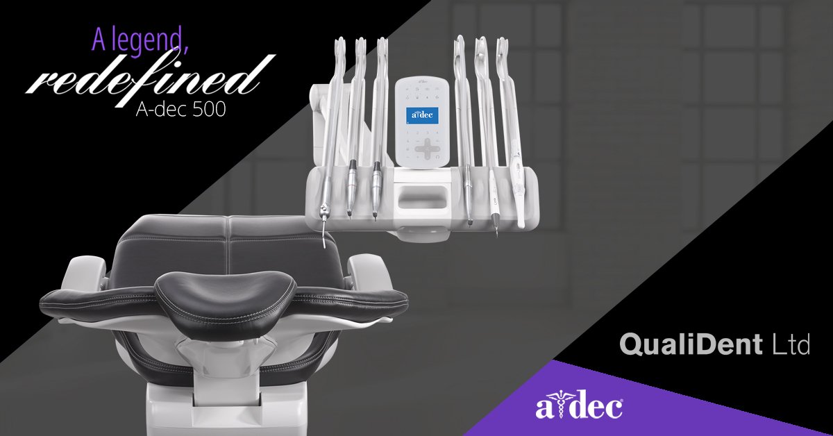 Introducing the New <a href="/AdecUK/">A-dec UK</a> 500. Sleek, yet supportive. Unassumingly responsive. Predictable and intuitive. Experience the next level. 
For more information and pricing, give us a call on 01202 477528