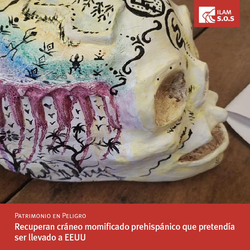 sospatrimonio's tweet photo. "La pieza #arqueológica estaba cubierta con una capa de yeso, pintada y #decorada, a manera de obra de #arte #contemporáneo, para burlar los controles" 
https://t.co/91o1FAHcjw https://t.co/HpRC2AfT7i