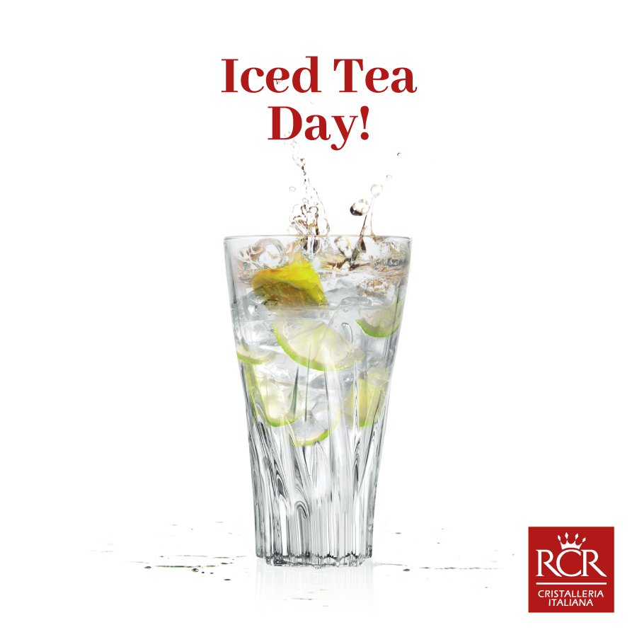 Peach iced tea, mango iced tea, ginger lemon or a simply iced lemon tea! There are plenty of choices and combinations that you may use to celebrate the #IcedTeaDay in the best way possible. Stay fresh!

#rcr #luxion #cristalloecologico #ecocrystalglass #ilovercr