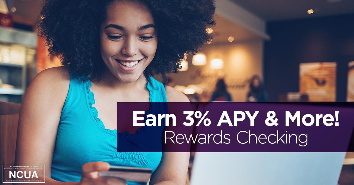 AdviaCU's tweet photo. Earn 3% APY on your Checking Account just for using easy-access financial solutions like Digital Banking and your Advia Debit Card! Learn more: https://t.co/f0oIaIoDHG #GetRewarded #CheckingRewards https://t.co/LjDzn1gIlm