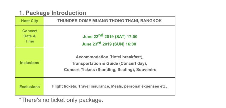 SINGAPORE TICKET on Twitter: "#NEOCITYINBKK case: Standing tickets are