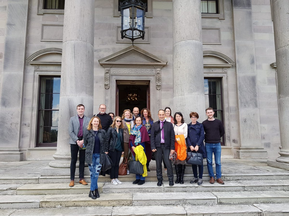French luxury travel buyers visit the wonderful <a href="/BallyfinDemesne/">Ballyfin</a>
