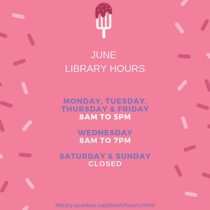 Acadia Library tweet media