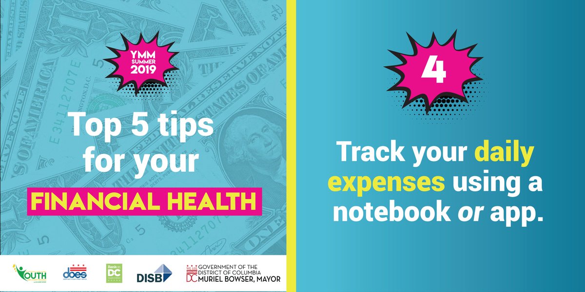 BankonDC's tweet photo. What is one method that you use to keep your #personalfinances in order? Here at #BankonDC we suggest using a notebook where you can record what you are purchasing daily. https://t.co/8LPRhp1UM6
