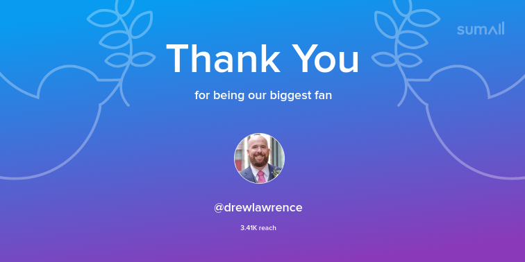 avojslavek's tweet photo. Our biggest fans this week: drewlawrence. Thank you! via https://t.co/tB5PDmdpGO https://t.co/O6dFo8qUSs