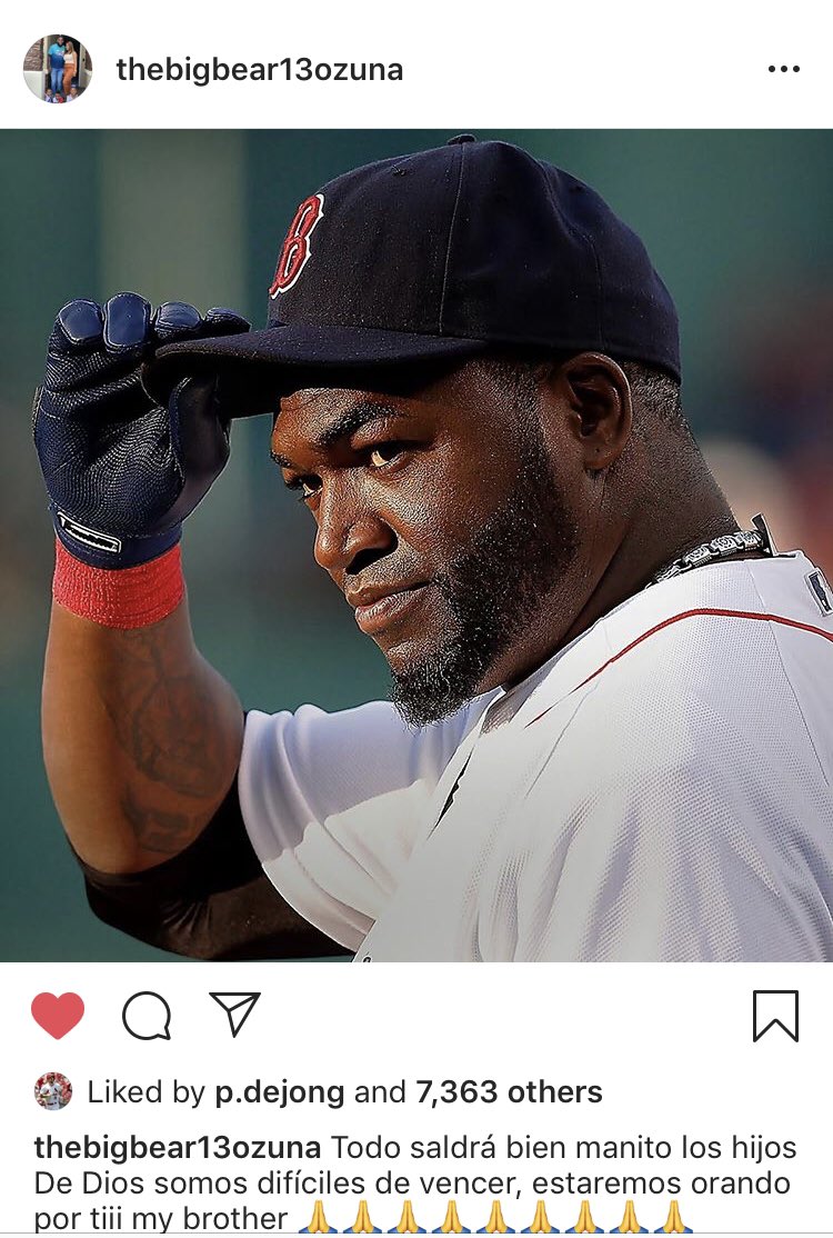 andybankertv's tweet image. #PrayersForPapi from StL 🙏🏻🙏🏻
#Bosox