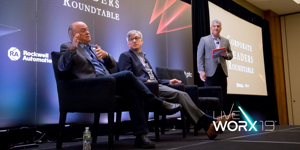 .@JimHeppelmann, CEO, <a href="/PTC/">PTC</a>: "Humans have unique skills that are just hard to put into a computer or robot — we have an incredible ability for ideation, creativity, and innovation" #DigitalTransformation #LiveWorx