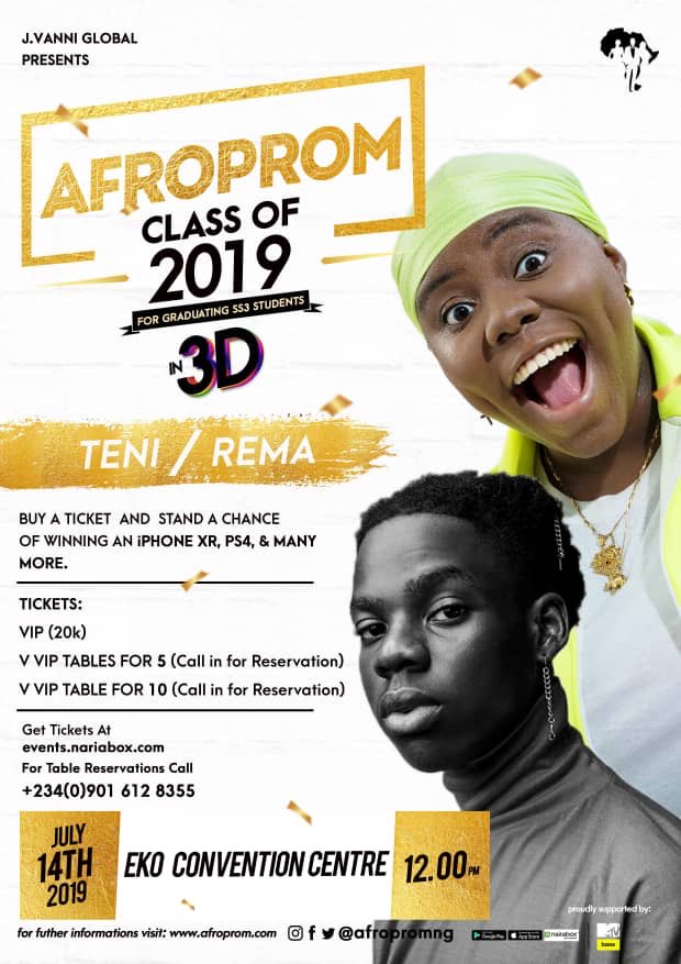 SHEWENZI's tweet photo. They never saw it coming, we now have #PromInNigeria !!! @TeniEntertainer &amp; @heisrema will be LIVE to entertain as usual. Tickets selling fast already 🤣
Location - Eko covention center 
Time : 12pm - 6pm https://t.co/5ucAJebw1b