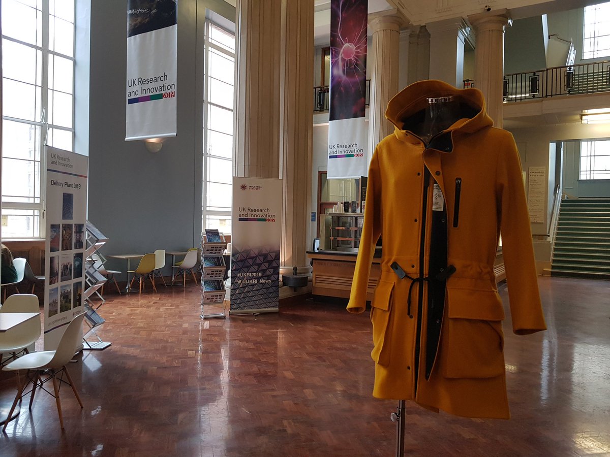 UKRI_News's tweet photo. One of our #UKRI2019 exhibits looks at the fashion industry and how haptic technology can digitise fabrics and share how they 'feel' around the 🌍.

Working with industry names like @Burberry, @Raeburn_Design and @FutureFashionF, It's a truly innovative use of tech.

#UKRI2019 https://t.co/R6CLj8BsZf