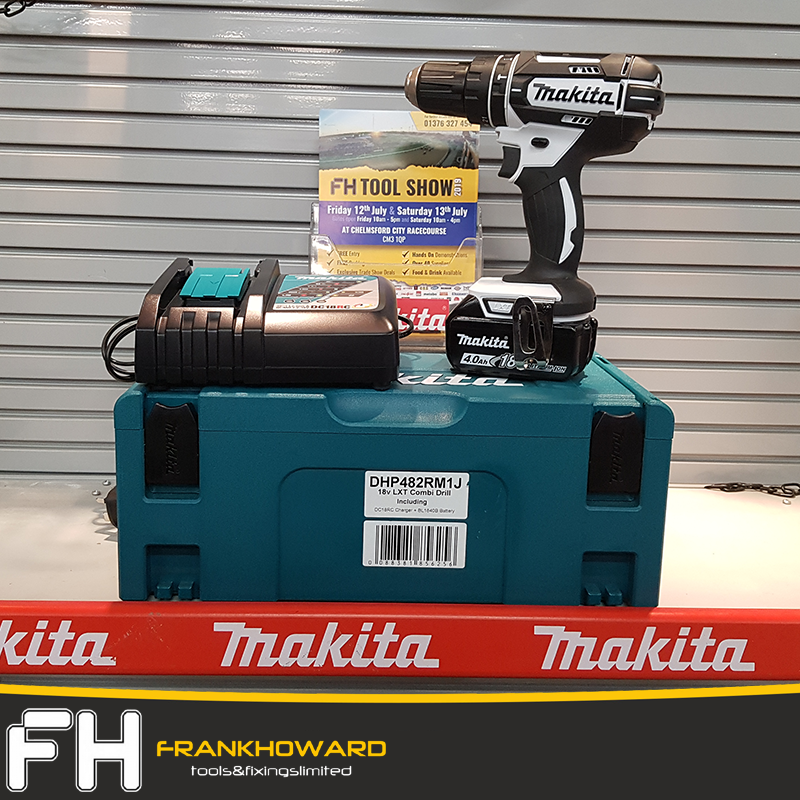 ScrewCentreLtd's tweet photo. Want to win a prize?
You could be a lucky winner of a 'Makita DHP482RM1J 18v Combi Drill Kit worth £129!!

Simply share the FH Tool Show event on our Facebook page to enter the raffle. Winner to be announced prior to the show.

#makitauk #FHtoolshow #fhtools #chelmsfordCRC https://t.co/XpY4Q9km23