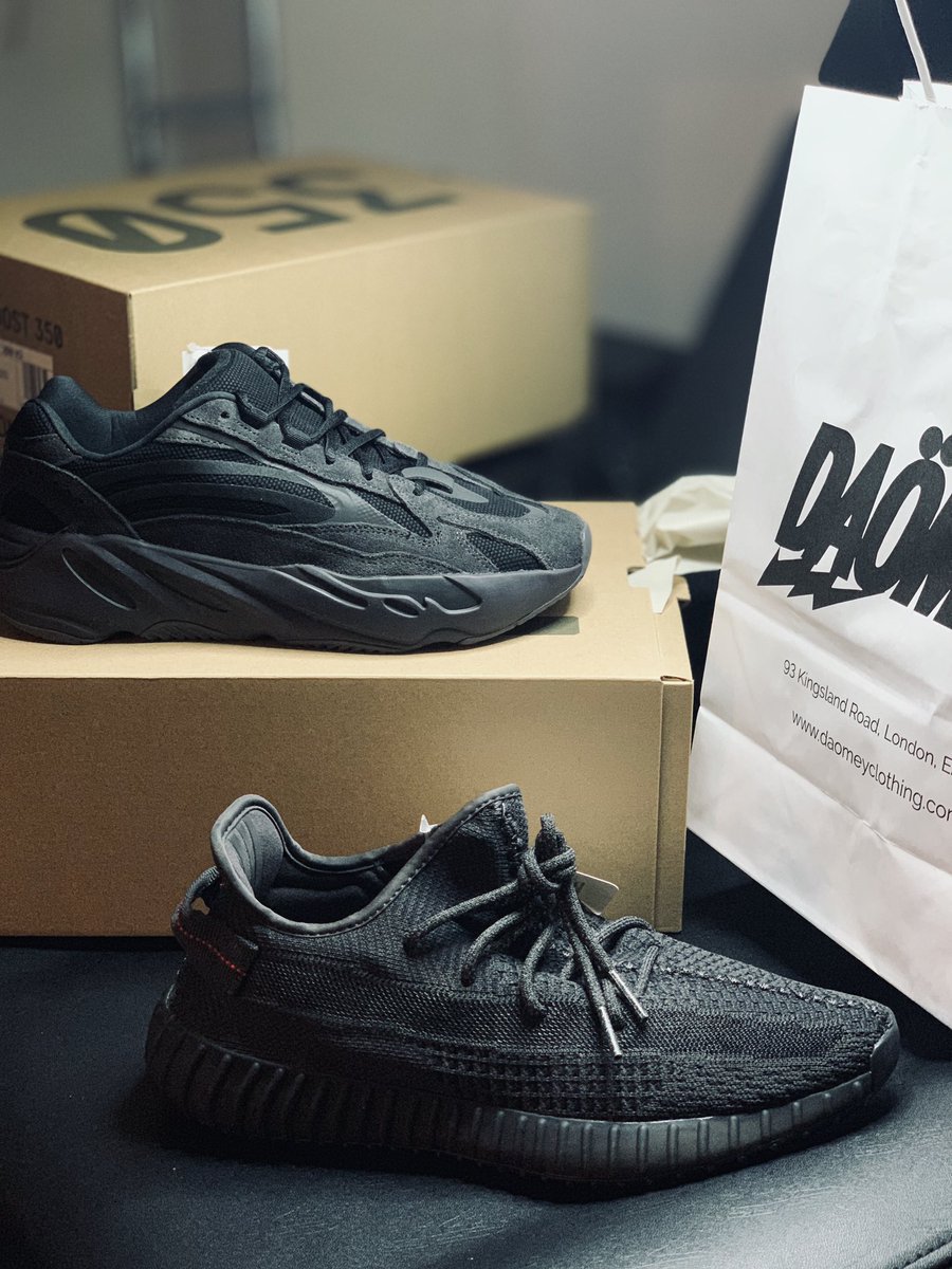 cindydaomey's tweet photo. Now available in store and online! Be quick. #YEEZYBOOST350V2 #YEEZYBOOST700V2 #vanta #KanyeWest #London https://t.co/J7aCgaNeM6