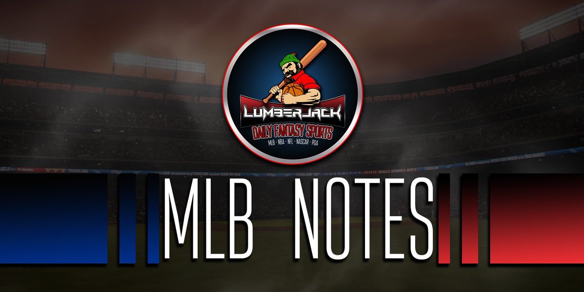 TNFantasySports's tweet photo. @LumberjackDFS is back with notes for today’s slate right here! 

https://t.co/p8eqa2flwI https://t.co/MHyZGewPhJ