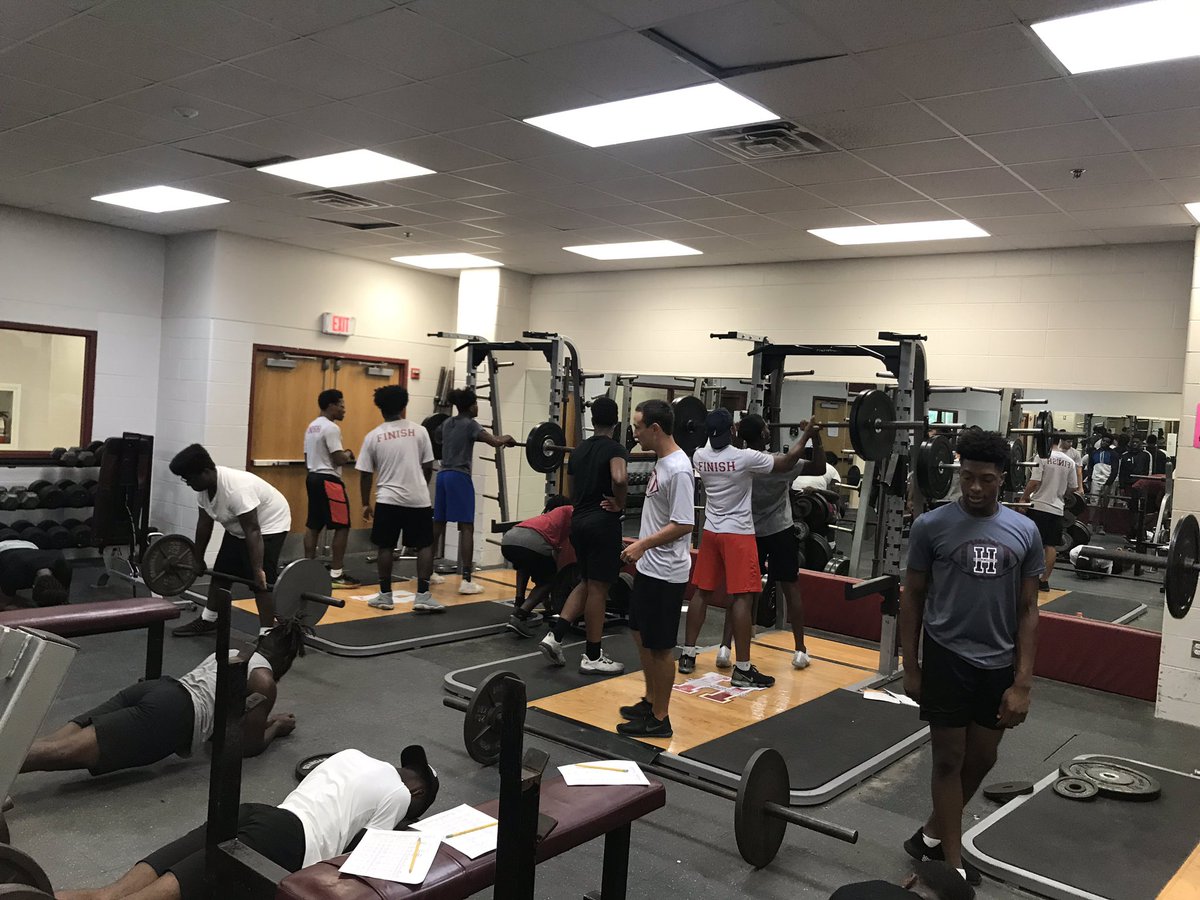 OffBulldog's tweet photo. Solid first day today...36 Dogs working to be ready for the fall!!  Back on the grind tomorrow 8 am!!
@FootballHeights https://t.co/Bo5YcWvzA2