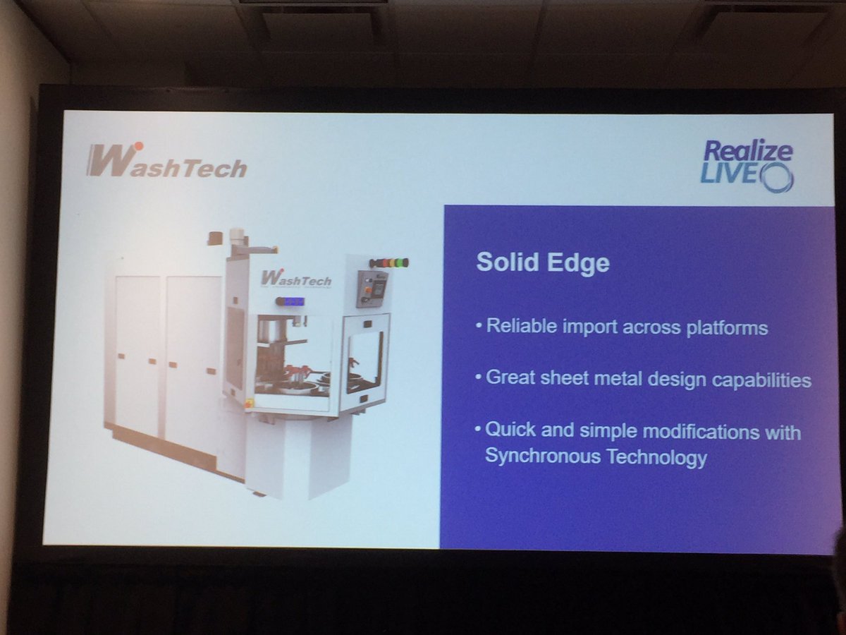 JimWright2's tweet photo. Why did #WashTech choose #SolidEdge ? https://t.co/EzsQB8YXOl