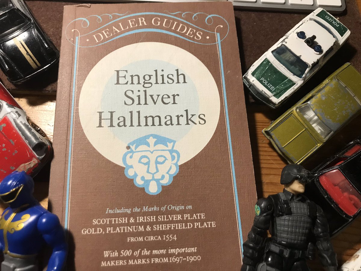 LittleJohn_RC's tweet photo. Managed a few goodies from the local charity shops. My youngest Son decided he wants to collect old figures that he used to have and I even scored an English Silver Hallmarks book #CharityShops #DiecastCars #Matchbox #Corgi #SilverHallmarks #PowerRangers #GIJoe https://t.co/tRpuXaDkOr