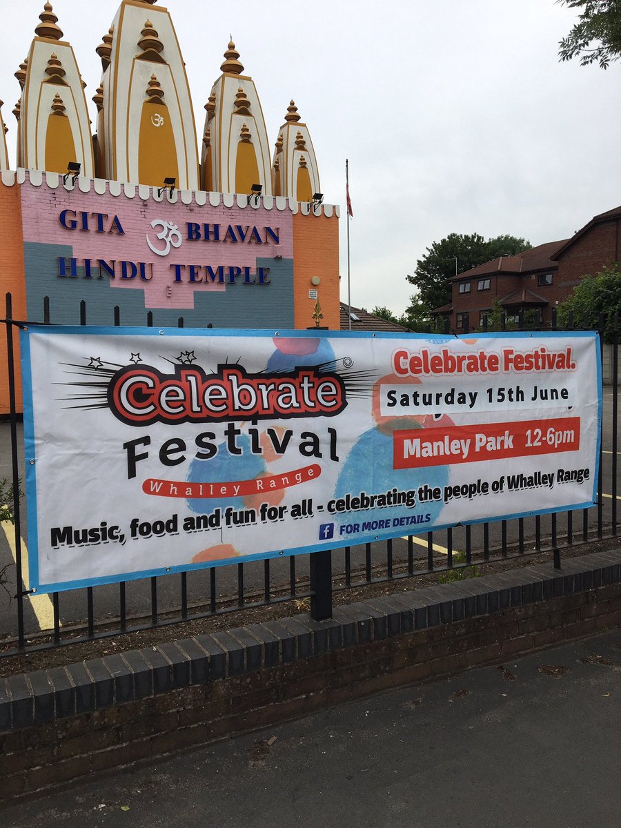 CelebrateJNR8's tweet image. The banners are up, the flyers are out and about in Whalley Range. We're nearly set for what promises to be a fantastic day of family fun. Join us on Saturday 15th June, 12 -2 pm, Manley Park. Spread the word! #CelebrateFestival #WhalleyRange #community #local #music #workshops