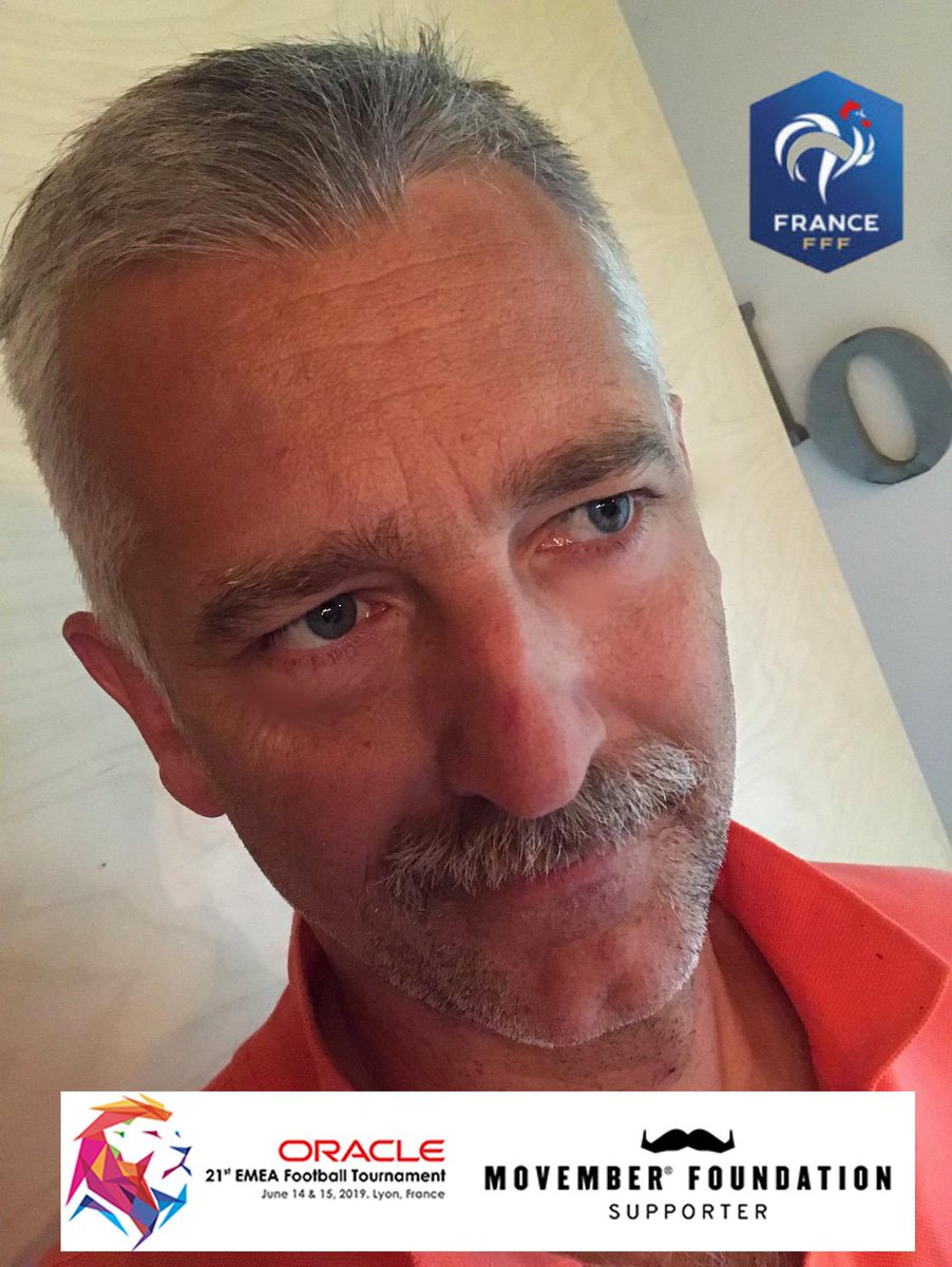 FranckDenoyel's tweet photo. Getting ready to play for Movember cause in Oracle Soccer tournament in Lyon France this week. #Movember #Oracup #LifeAtOracle #OracleChangingLives https://t.co/3WavHuJ4Cr