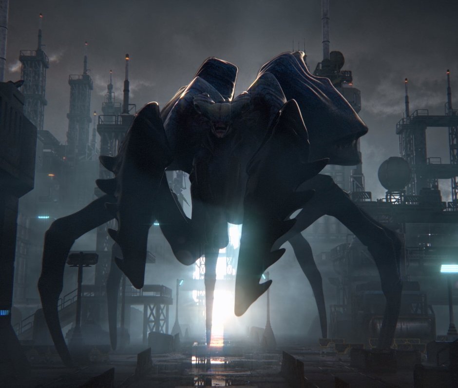 Phoenix_Point's tweet photo. Just in case you didn’t get all of the pieces, here is the complete image. This never before seen image of the Queen isn’t main reveal here. Look out for her later on the Inside Xbox stream from E3. #PhoenixPointE3 #E32019 #MutatingThreat https://t.co/DwuugUPMDJ https://t.co/qbgg4d3Fz2