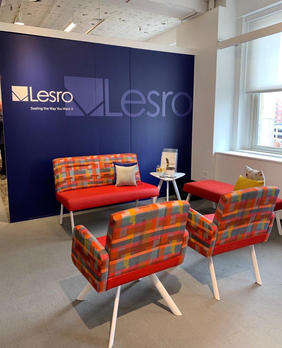 LesroIndustries's tweet photo. Are you ready for Day 1 of NeoCon 2019?! Be sure to stop by Booth 7-1089 to check out our new products #neocon2019 #lesro https://t.co/W7ibrcdCsz