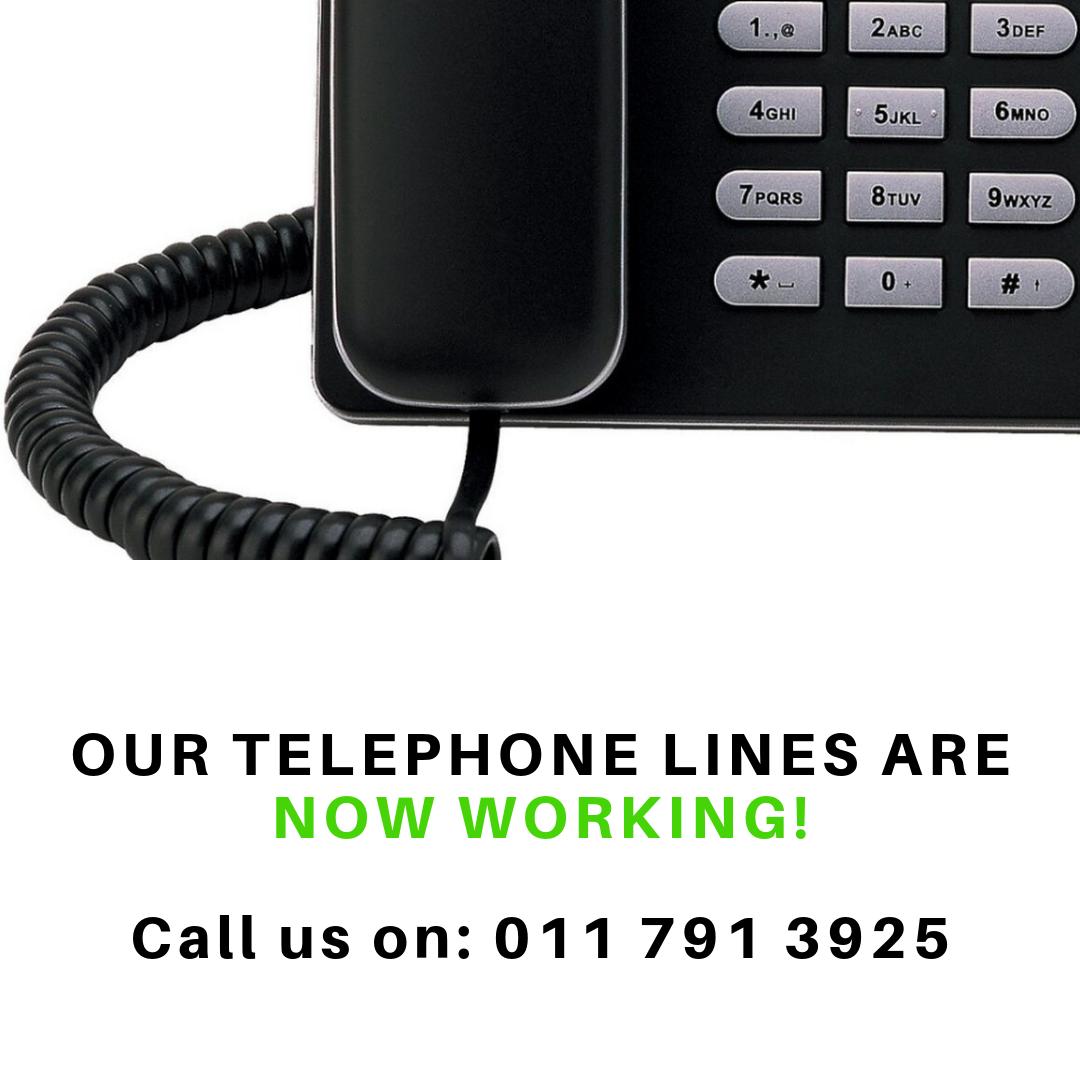 NewsCafe_randb's tweet photo. Our telephones are back to normal. Give us a shout for any queries!
#NewsCafeRandB https://t.co/C1TNF7BwIm