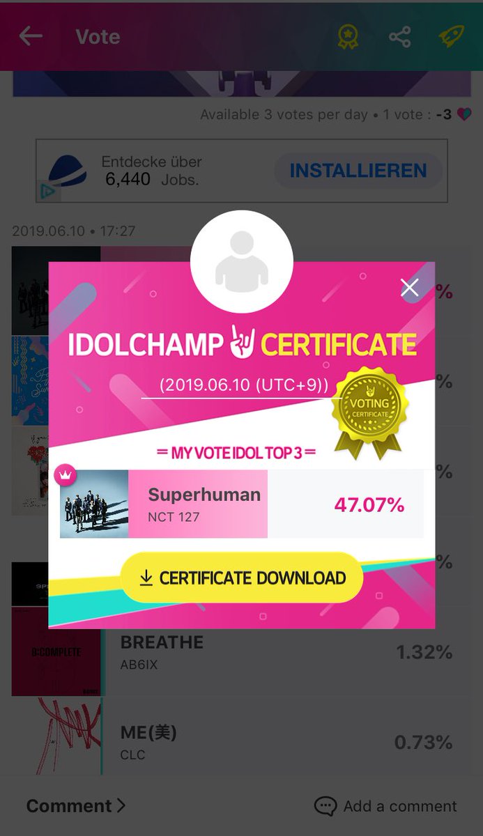 jaeminomin's tweet photo. pls go vote on idol champ now & stream the mv, here is a streaming playlist where superhuman, dnyl & take off are included, you can just mute it & leave it on in the background https://t.co/Osxh4FEvqC #VoteSUPERHUMAN #StreamSUPERHUMAN https://t.co/Ky9Iqqd0gC