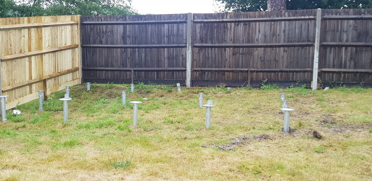 IpcWindows's tweet image. Groundscrews have been installed this afternoon for our new composite garden room showroom. Under 3 hours to install with NO MESS!.