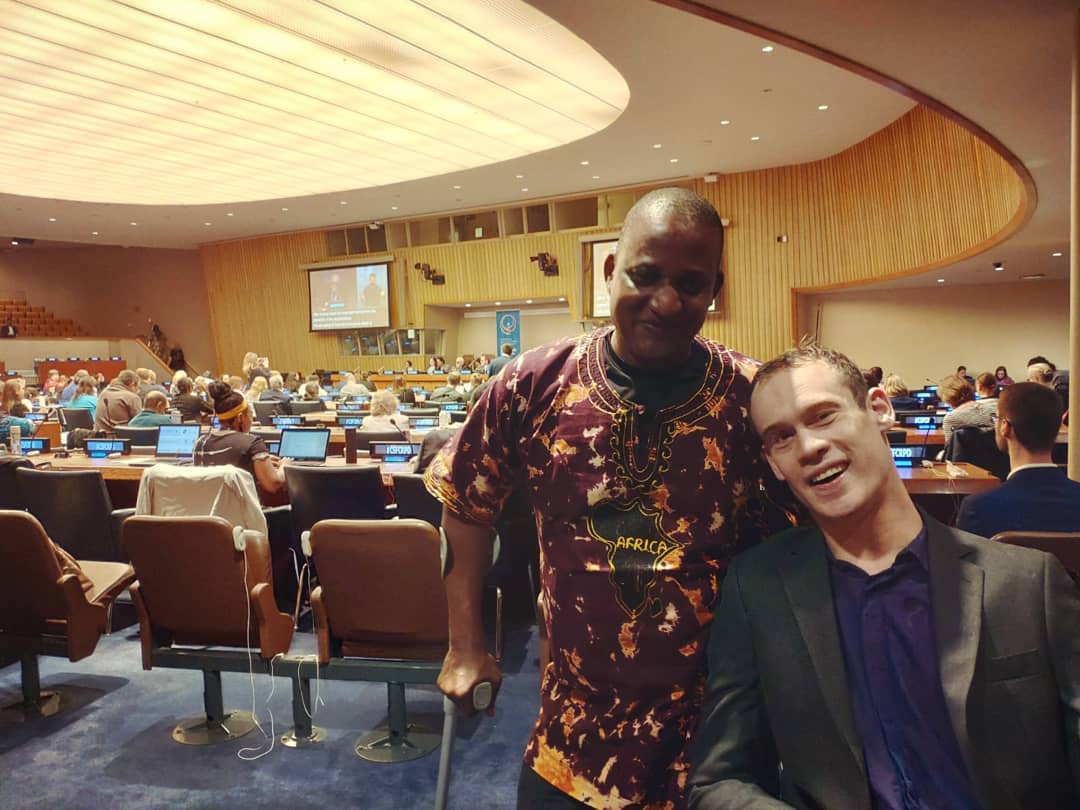 ablechilduk's tweet photo. Great start to the week for our Programmes Assistant @Antford1 & Ngao, @ActioNetwork Advocacy Officer at the @UN #COPS12 as they discuss ideas on how civil society can better realise their global commitments to the CRPD - watch this space for updates! #CFSCRPD #inlcusion https://t.co/1KxvOGrQBZ