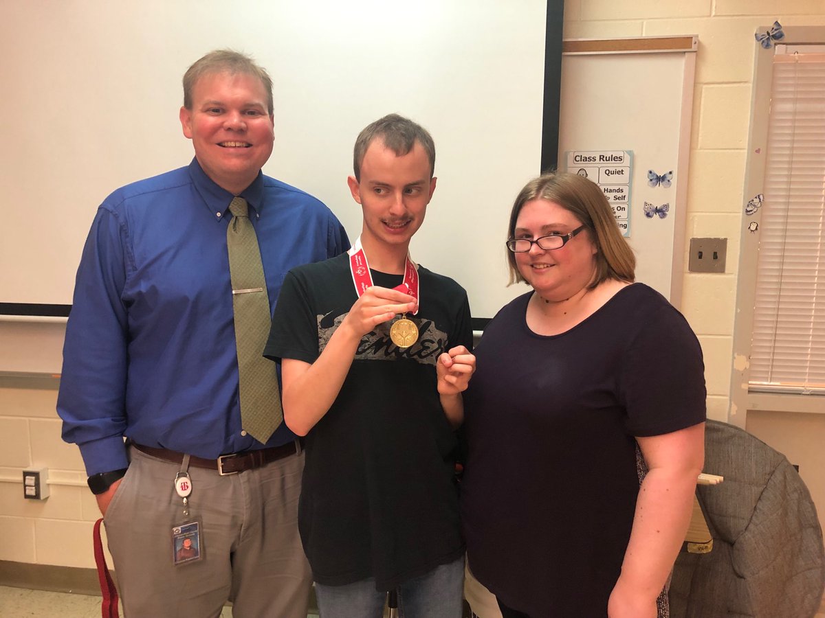 Congratulations on your gold medal in the state competition for bowling. We are so proud of you!