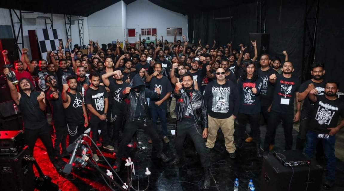 h1ruwa's tweet photo. Occult Death Ritual 5  2019
#raavankommand #candleofhelametal #ODR 5 #occultdeathritual #SLmetal #SLgigs #colombocitylife https://t.co/zNMlCLMzcj