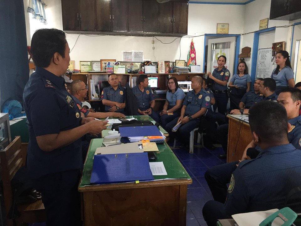 tanjaycpsnoppo's tweet photo. In connection with PNP P.A.T.R.O.L Plan 2030, at about OOA 10:20 AM of June 10, 2019, Tanjay City Police Personnel led by PLTCOL CATHERINE D RAMOS, Acting Chief of Police conducted PICE on PATROL PLAN 2030 and dissemination of directives from the different sections as well. https://t.co/k9FgLIdOkV