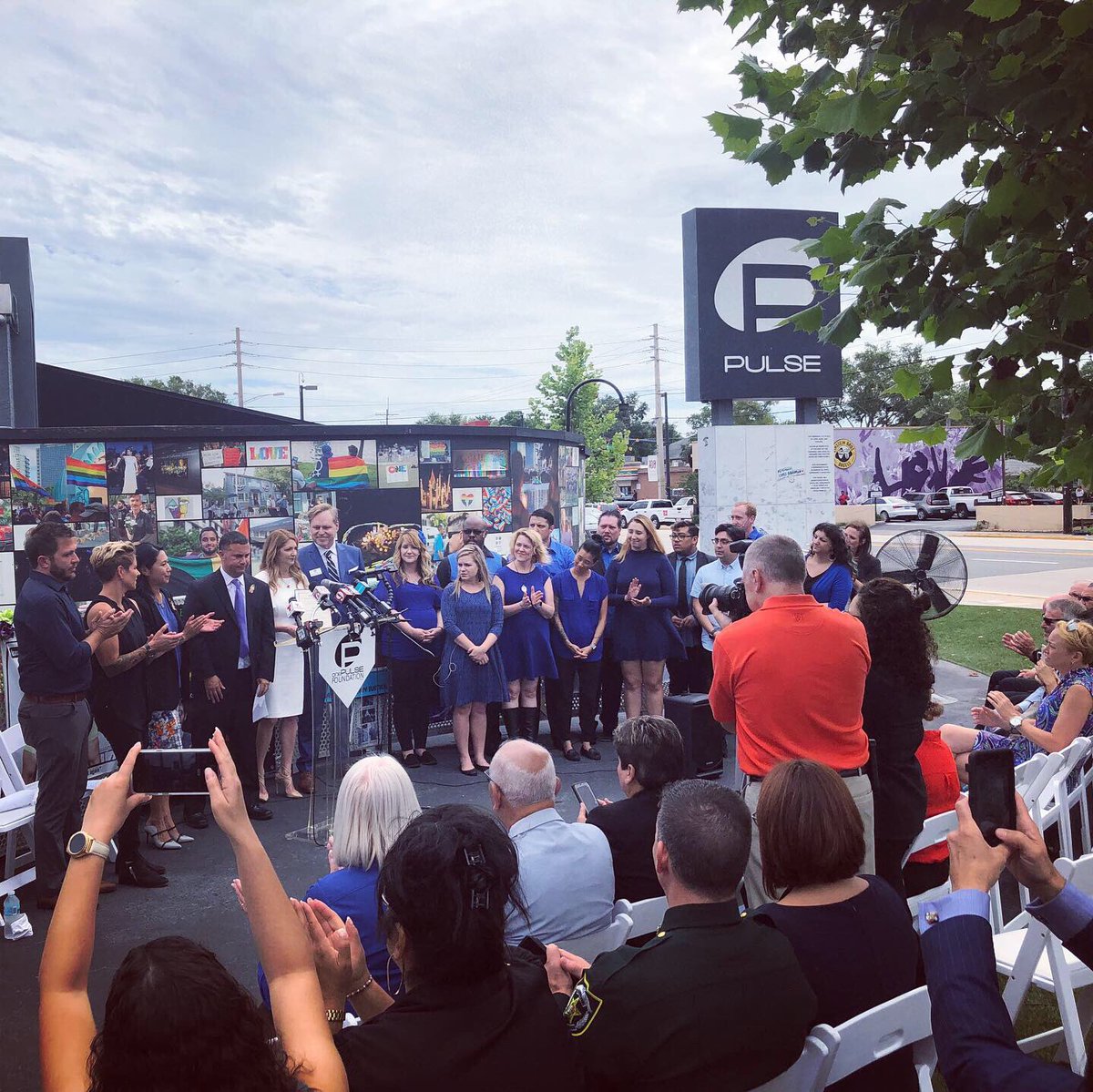 RepStephMurphy's tweet photo. Proud to join @repdarrensoto &amp; @repvaldemings in introducing legislation that would designate #Pulse as a National Memorial Site. The love that the 49 victims brought into this world will always be stronger than the hate that stole their lives on that day. #OrlandoStrong https://t.co/OzWzLdphet