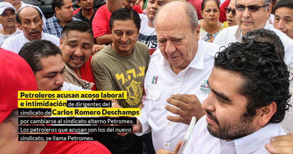SPetromex's tweet photo. Los aliados de Romero Deschamps amenazan de muerte a quien sale de su control, acusan disidentes https://t.co/6cTUoVnAjk https://t.co/NadUIxaLWc