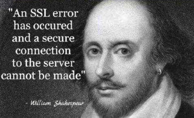 sehnaoui's tweet photo. The always inspirational William Shakespeare.
#InfoSec #SSL #SecurityQuotes https://t.co/KWQgfhUiQK