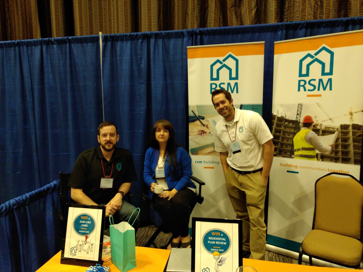Visit the @RSMBuildingTeam booth to chat about how we can support your municipality! #AMCTO2019 #buildingcommunitiestogether