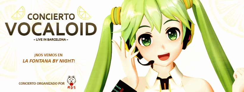 ¡Nuevo concierto #VOCALOID en #Barcelona!

¡Este verano participaremos en Fontana by Night trayendo un nuevo concierto gratuito, no os lo perdáis!

Más información en: facebook.com/events/3057124…