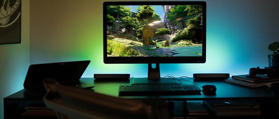 AdamRoth1003's tweet photo. Our Philips Hue team is at E3 in LA where they'll showcase how to create an immersive gaming experience with light! https://t.co/wqYATDMvLc