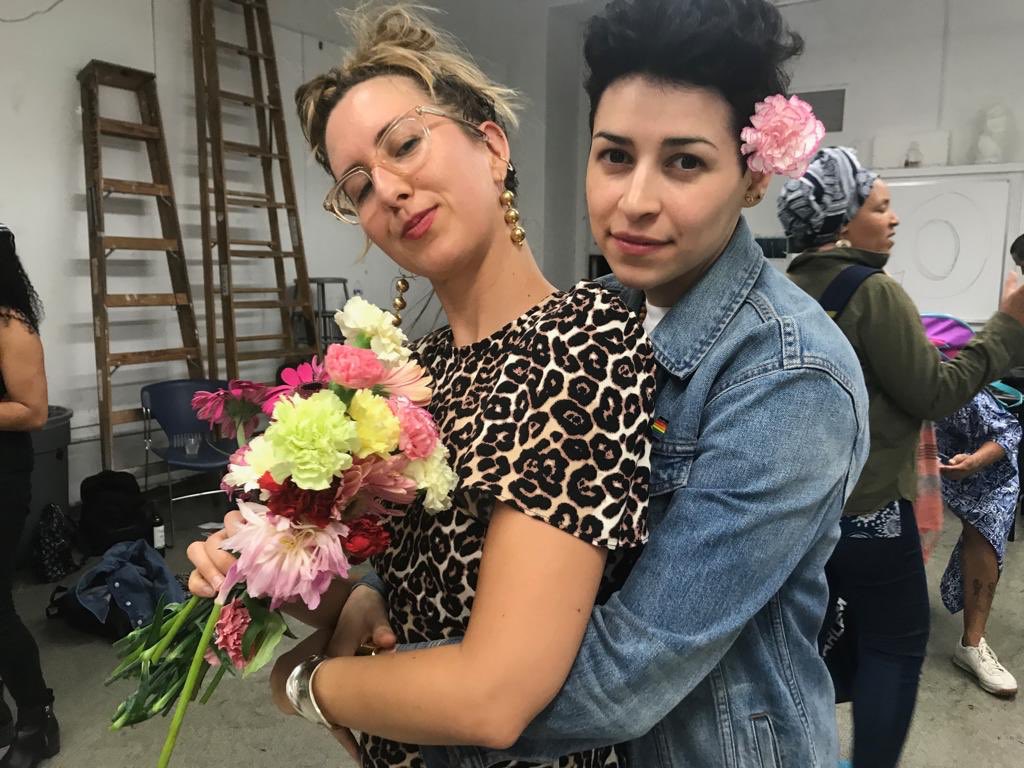 FluentMundo's tweet photo. tfw ⁦@denicefrohman⁩ &amp; i give the ppl what they want on the holiest of days 🇵🇷&amp;🏳️‍🌈 #promkings #cantomundo2019 https://t.co/YFrLlaTraG