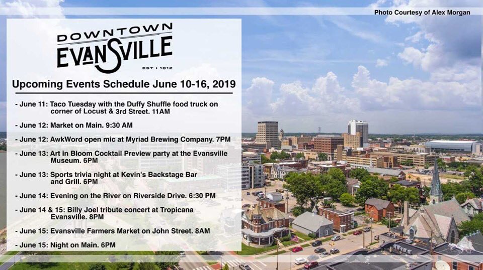 There's a little something for everyone this week in <a href="/DT_EVV/">Downtown Evansville Indiana</a>!

#DTEVV #downtownevansville