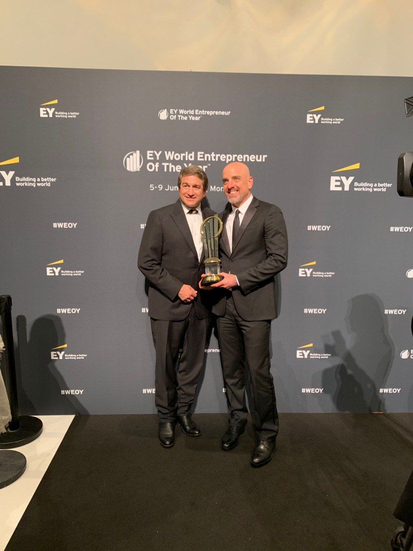 Congrats to <a href="/bradkeywell/">Brad Keywell</a> for being named EY World Entrepreneur Of The Year™ 2019! Brad is an inspiring entrepreneur, founding six companies, including <a href="/Uptake/">Uptake</a>, <a href="/LightBank/">Lightbank</a>, <a href="/Groupon/">Groupon</a>, <a href="/TeamMediaocean/">Mediaocean</a>, and <a href="/EchoLogistics/">Echo Global Logistics</a>. Read more about Brad here: buff.ly/2EZGpv3