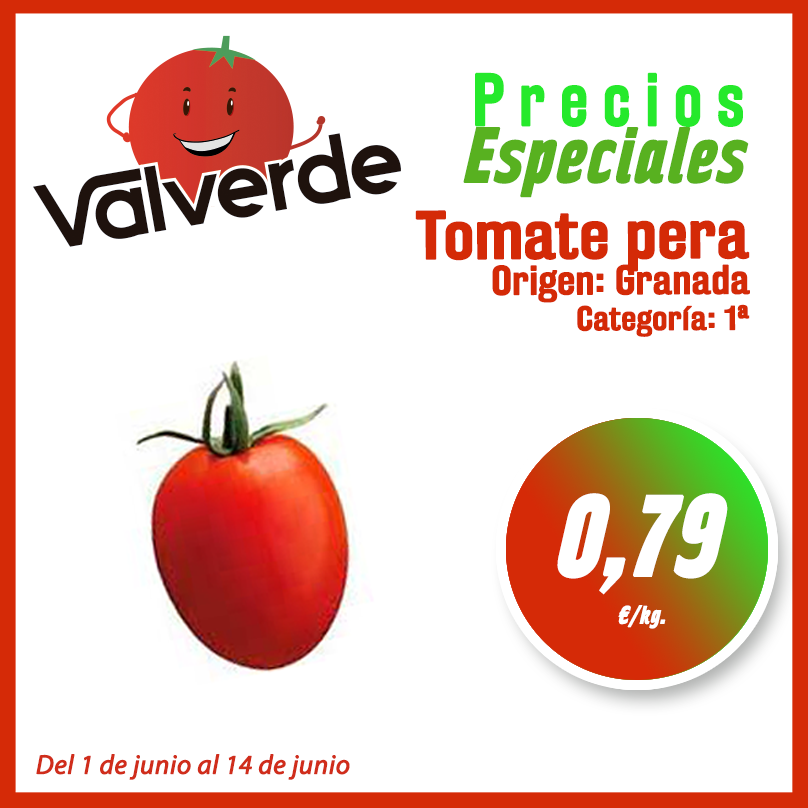 frutasvalverde's tweet photo. ¡Hoy pega #Salmorejo! Hoy pegan las #FrutiOfertas de #FurtasValverde
⬇⬇⬇⬇
Disfruta de los mejores #TomatesPera de #granada al mejor precio y calidad.
#CalidadValverde https://t.co/qi7z6ApLLt