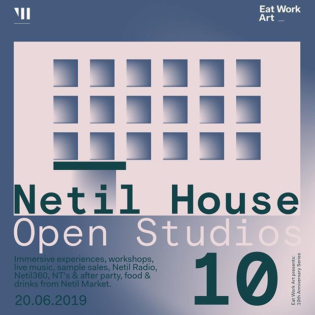 Join us for a glimpse behind the @netilhouse studio doors. Be inspired by the original work on show in our creative community, including filmmaking, photography, fashion, music, architecture, graphic design and much more.

FREE ENTRY via the link in @net… bit.ly/2F34Is7