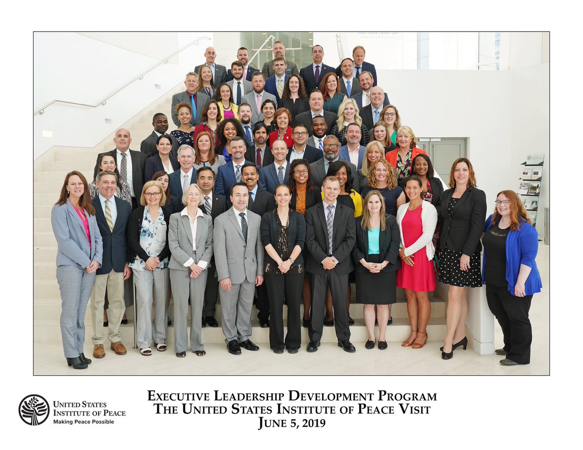 DCPASExcellence's tweet photo. Members of the 33rd Cohort of the Executive Leadership Development Program visit the US Institute for Peace as part their Inter Agency experience during the last week of the program. @leadership #DCPASExcellence https://t.co/shmRf1U64L