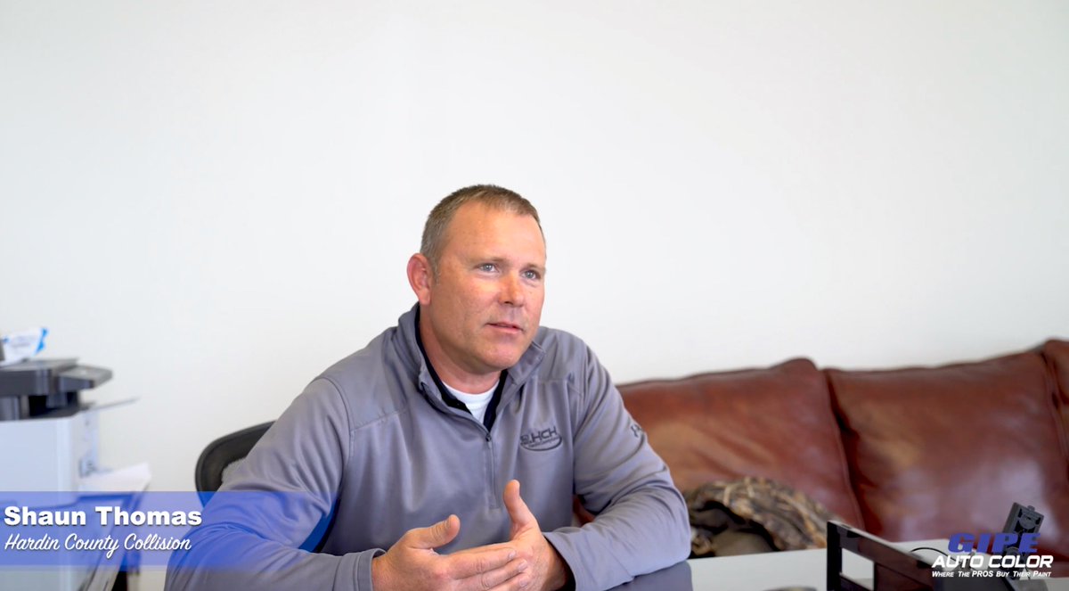 GipeAutoColor's tweet image. Shaun Thomas of Hardin County Collision Center in Elizabethtown, KY has partnered with Gipe Auto Color from the ground up for the past eight years. See what he has to say in our latest video testimonial. gipeautocolor.com/wp-content/the… 
#kybodyshop #standoutservice #collisioncenter