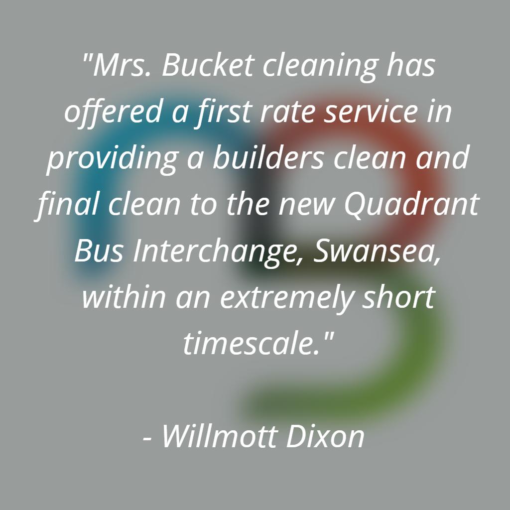 Are you looking for high-quality commercial cleaning services in the South Wales and West (Bristol/Monmouth) area?

Mrs Bucket has a team of professionally trained, hard working to staff to get the job done!