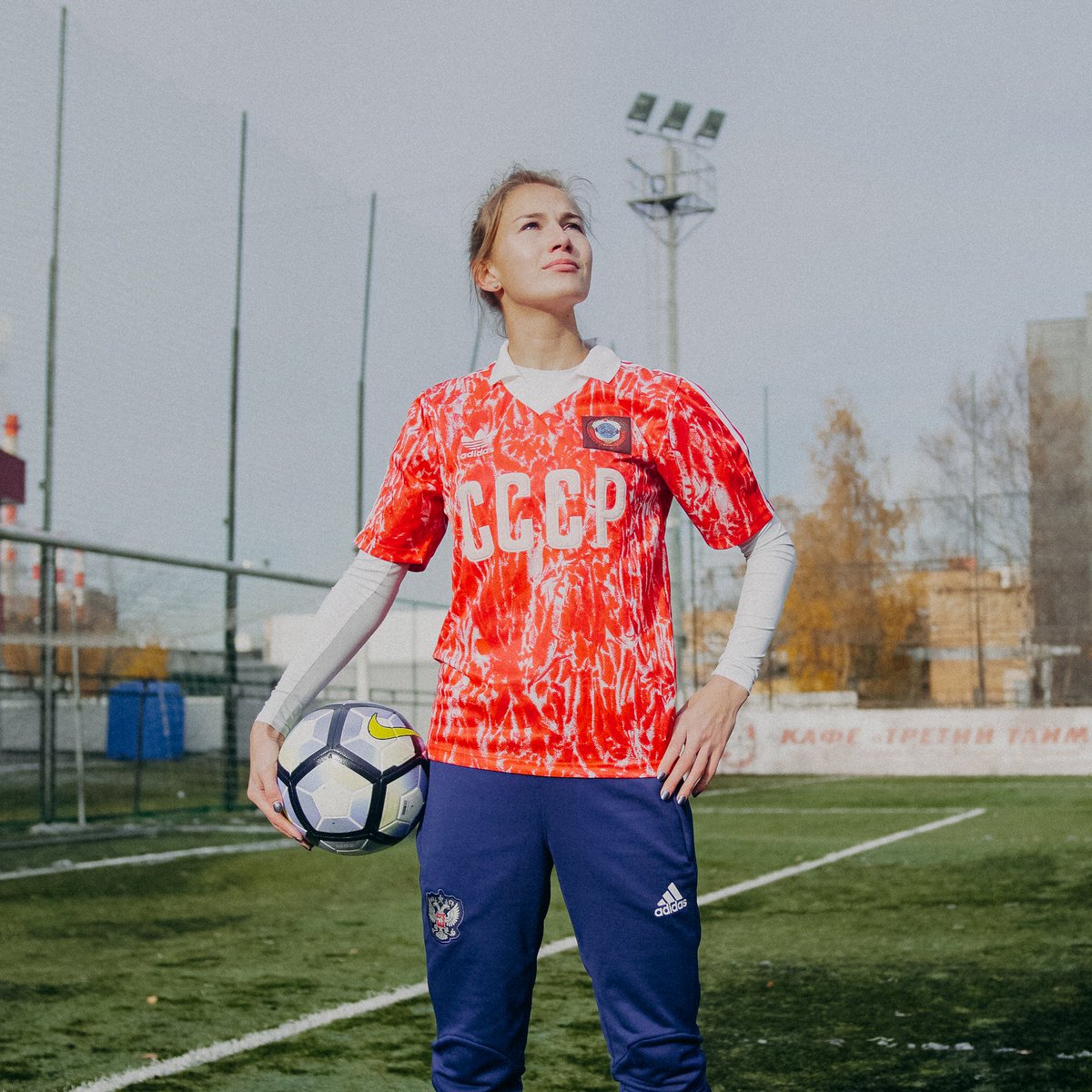 Classic Football Shirts on Twitter: "Soviet Union 1989-91 home by Worn by Russia and Nadya Smirnova https://t.co/V3B3Ys2Z45" / Twitter