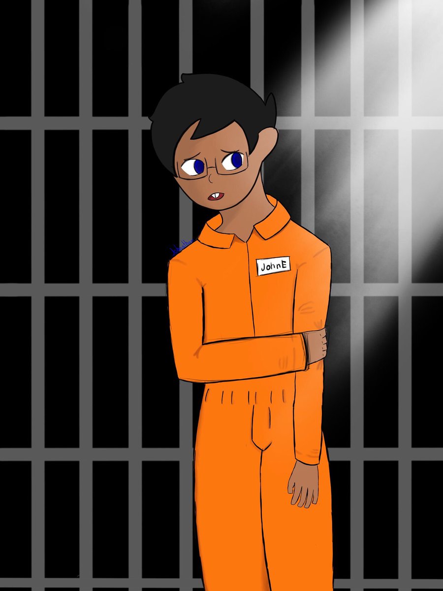 ShinjoKid's tweet photo. “I’m pretty sure I was framed... but no one will believe me!”
• Prisonstuck AU!
• #AnyRP 
• #OpenRP 
• RP style can be Lewd/Non-lewd!
• Homestuck muse but can RP with other OCs/Fandoms! 
• Character Traits + Art credit thread below! https://t.co/Z9jR8tj8J5