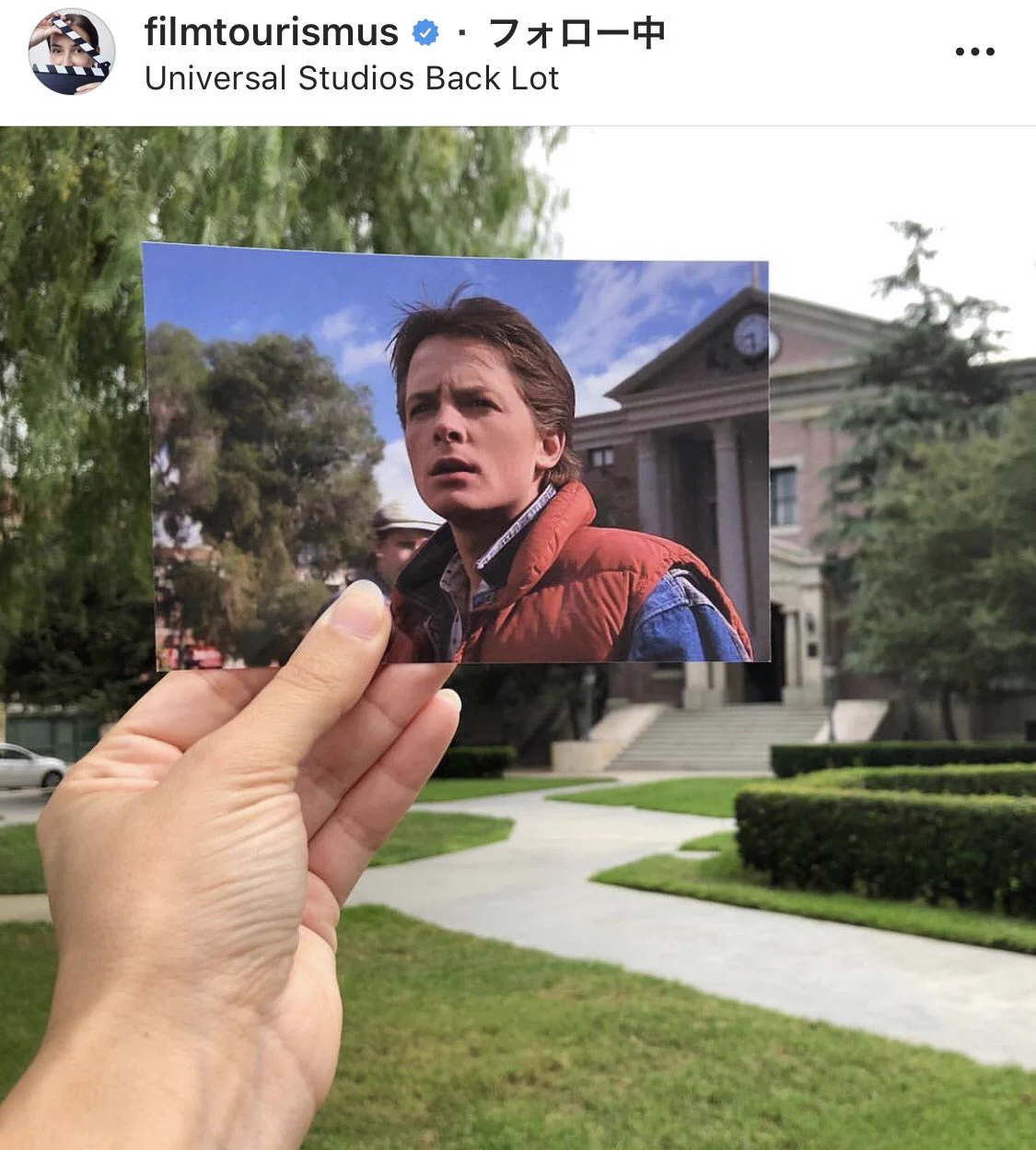 一度はやってみたい？映画のロケ地に赴いてそのシーンの写真をぴったりはめるwww
