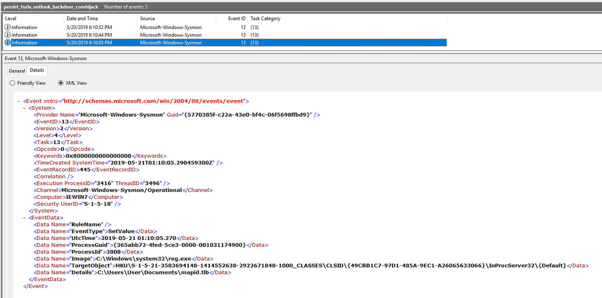 JohnLaTwC's tweet photo. This is a COOL project to collect event log traces for attack tools and @MITREattack techniques! (in EVTX format). Hope it is open to contributions from the community! 🙏@SBousseaden

📢https://t.co/ezzH8yq9GU
👉https://t.co/QwYRcw2jpg https://t.co/dH2ptJYkbG
